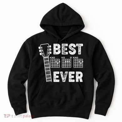 Best Dad Ever Musical Guitar Chords Hoodie