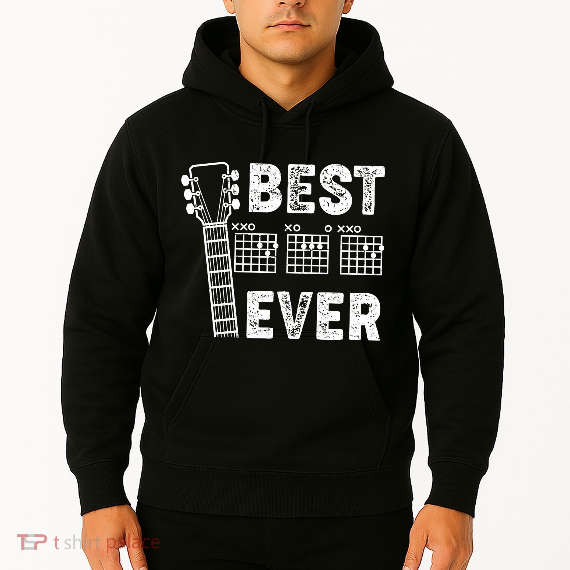 Best Dad Ever Musical Guitar Chords Hoodie