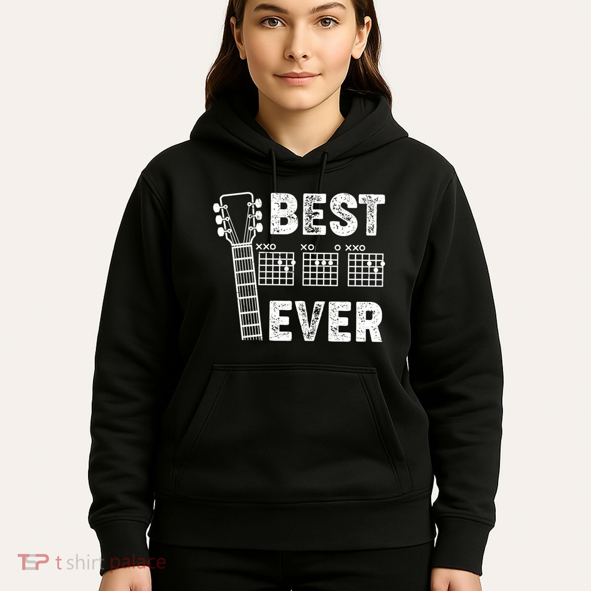 Best Dad Ever Musical Guitar Chords Hoodie