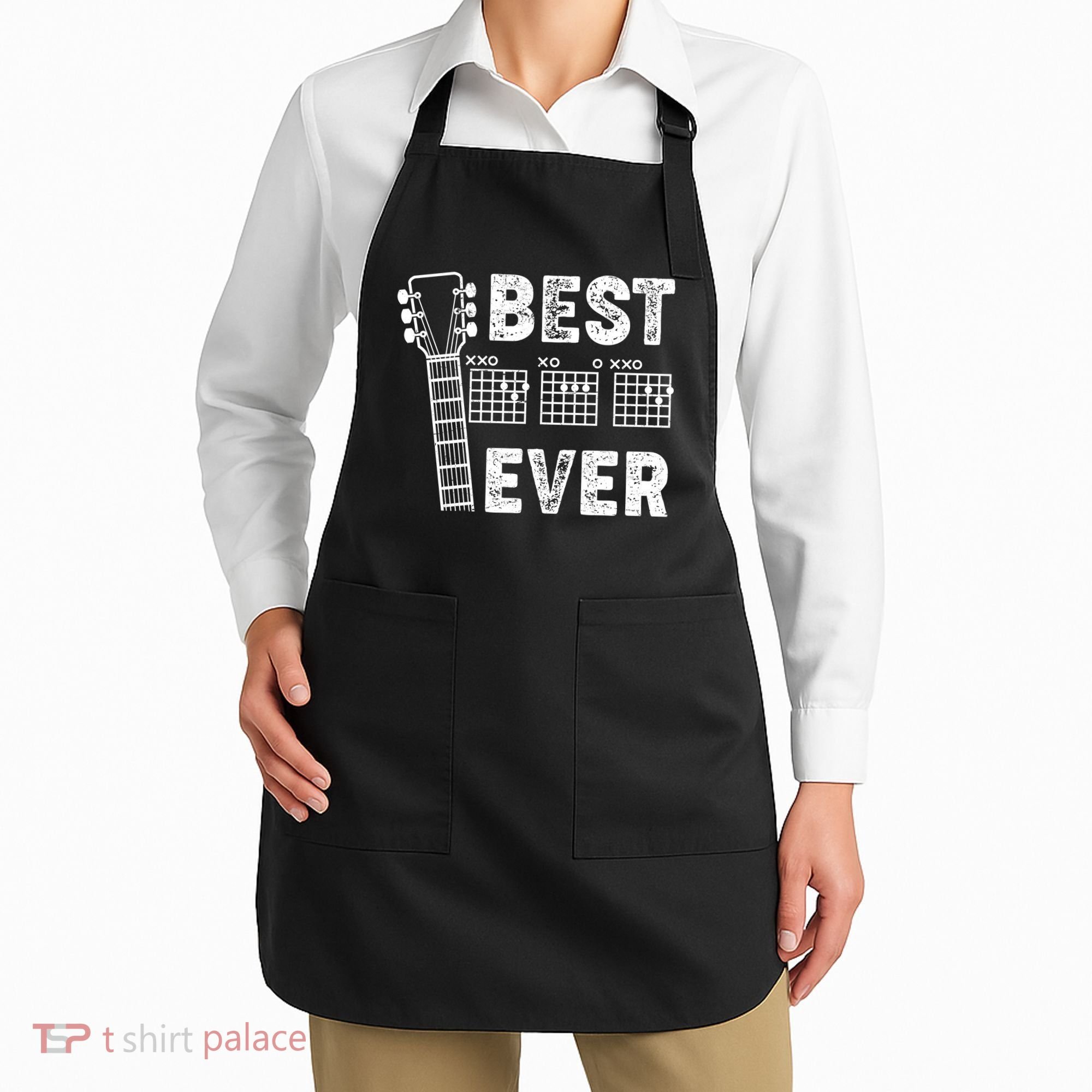 Best Dad Ever Musical Guitar Chords Apron