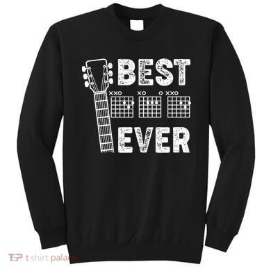 Best Dad Ever Musical Guitar Chords Sweatshirt