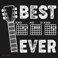 Best Dad Ever Musical Guitar Chords Sweatshirt thumb 3