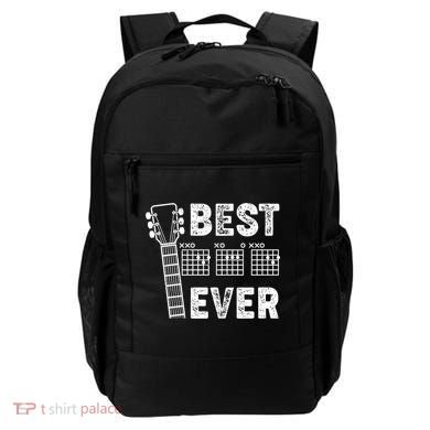 Best Dad Ever Musical Guitar Chords Backpack