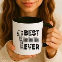 Best Dad Ever Musical Guitar Chords Coffee Mug thumb 3