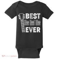 Best Dad Ever Musical Guitar Chords Baby Bodysuit thumb 0