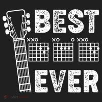 Best Dad Ever Musical Guitar Chords Hat thumb 2