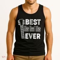 Best Dad Ever Musical Guitar Chords Tank Top thumb 3