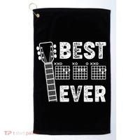 Best Dad Ever Musical Guitar Chords Golf Towel thumb 0