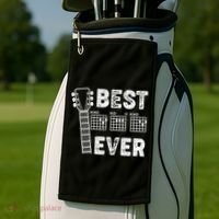 Best Dad Ever Musical Guitar Chords Golf Towel thumb 2