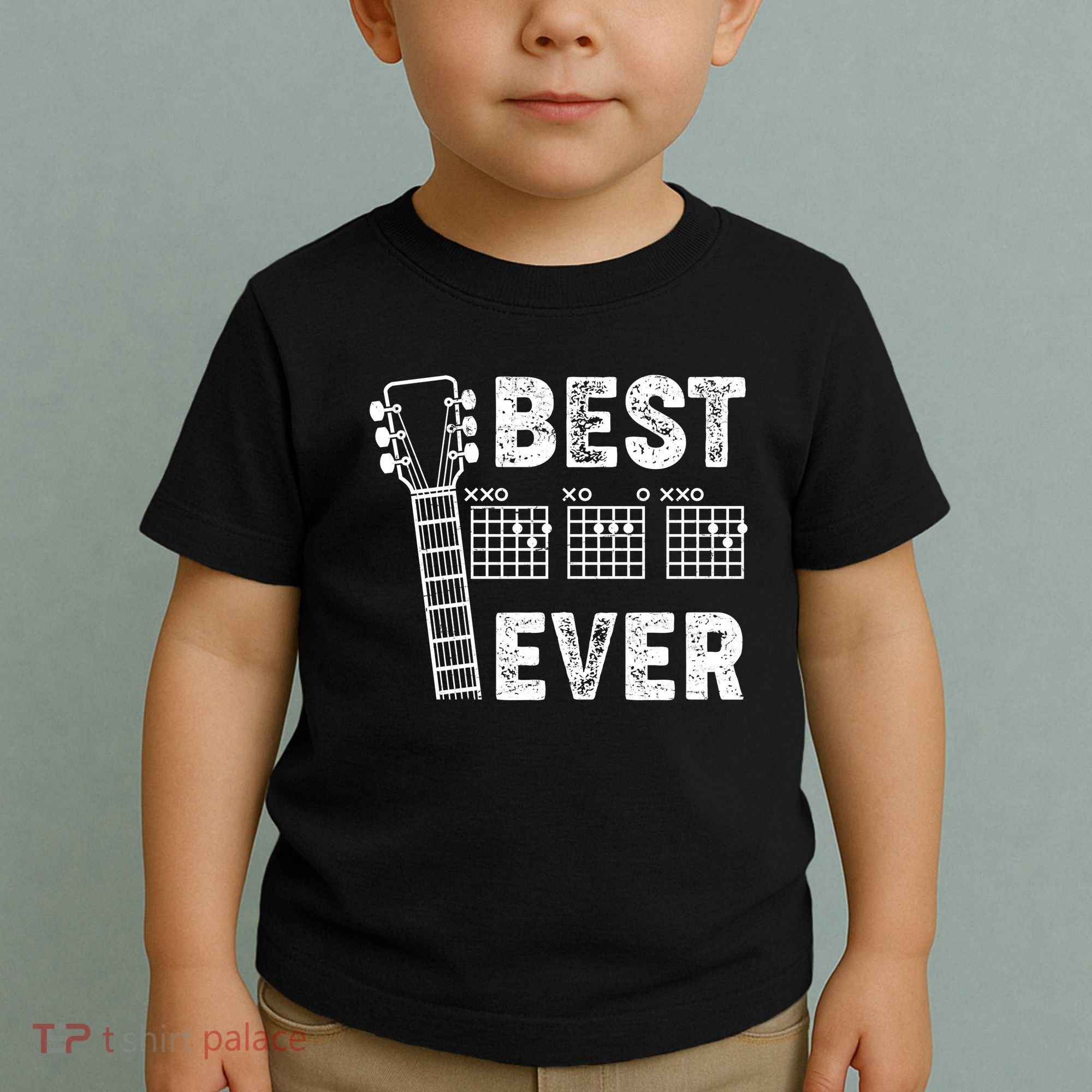 Best Dad Ever Musical Guitar Chords Toddler T-Shirt