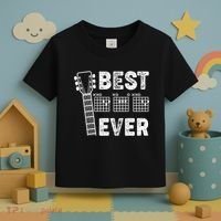 Best Dad Ever Musical Guitar Chords Toddler T-Shirt thumb 3