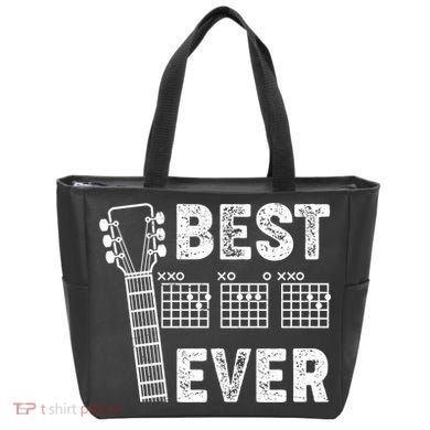 Best Dad Ever Musical Guitar Chords Tote Bag