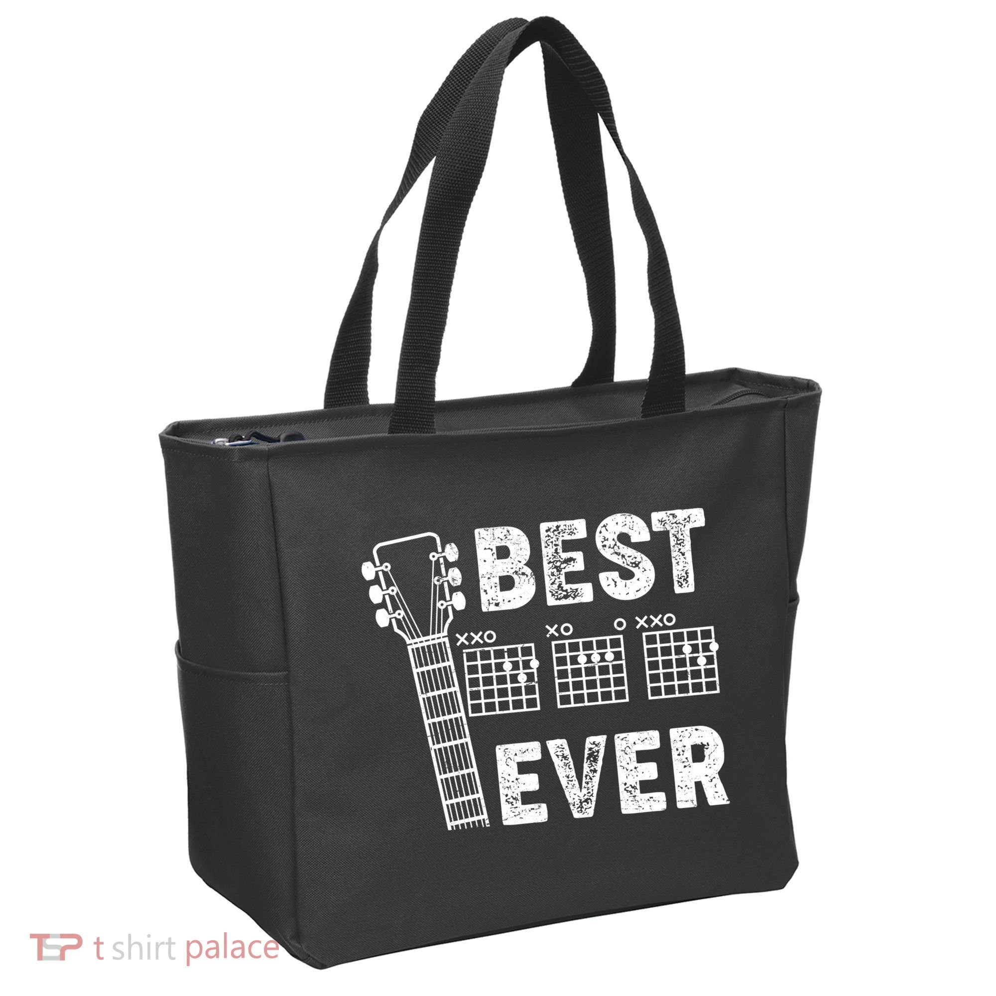 Best Dad Ever Musical Guitar Chords Tote Bag