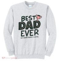 Best Dad Ever My Kids Took A Vote Sweatshirt thumb 0