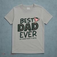 Best Dad Ever My Kids Took A Vote T-Shirt thumb 5
