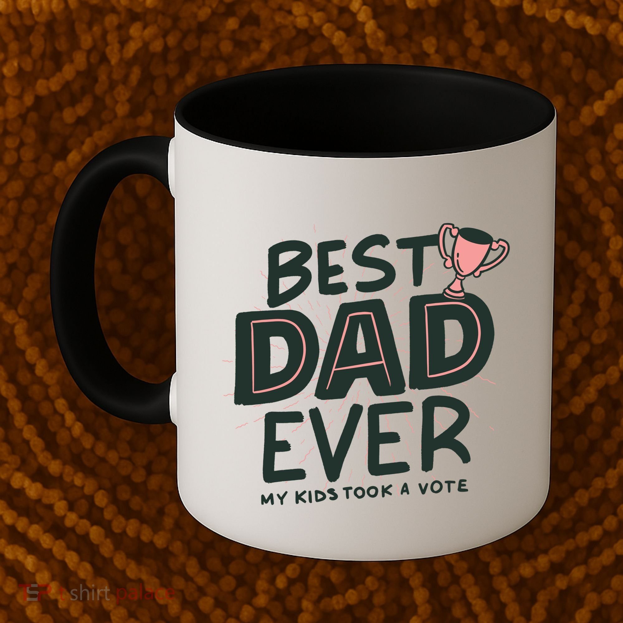Best Dad Ever My Kids Took A Vote Coffee Mug