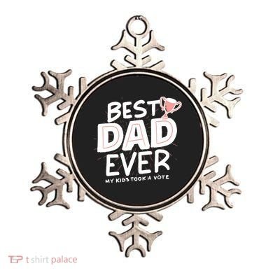 Best Dad Ever My Kids Took A Vote Ornament