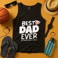 Best Dad Ever My Kids Took A Vote Tank Top thumb 4
