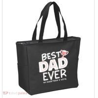 Best Dad Ever My Kids Took A Vote Tote Bag thumb 2