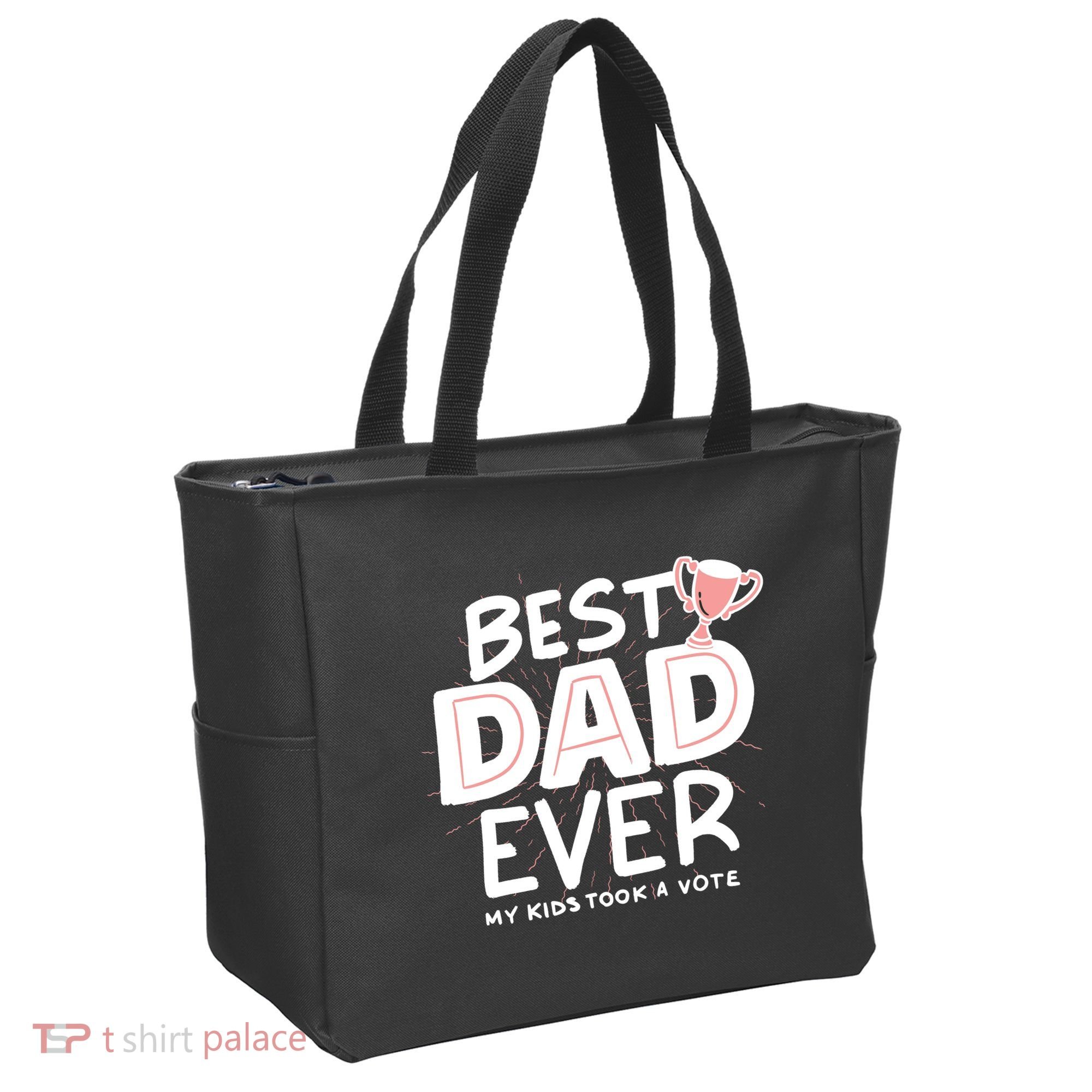 Best Dad Ever My Kids Took A Vote Tote Bag