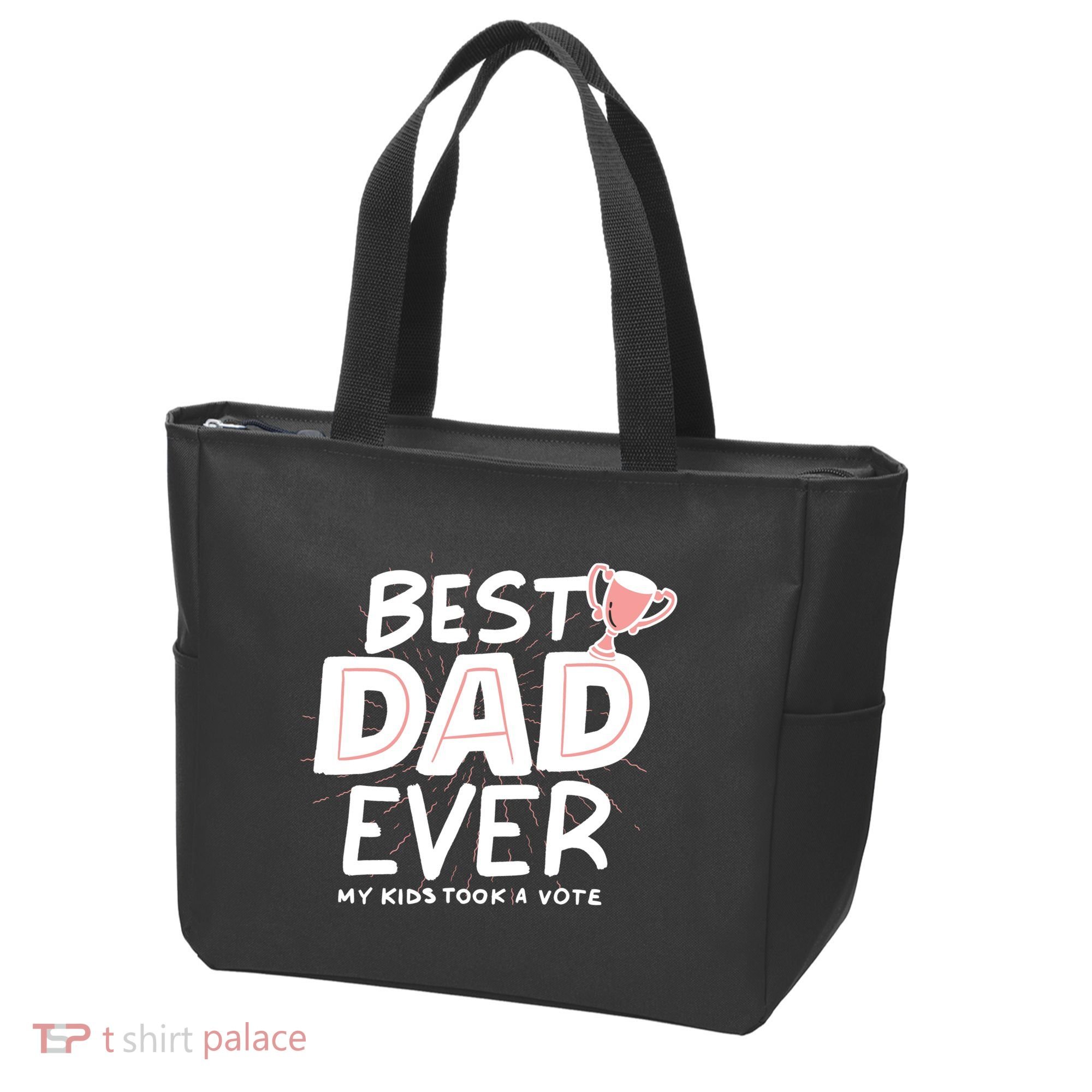 Best Dad Ever My Kids Took A Vote Tote Bag