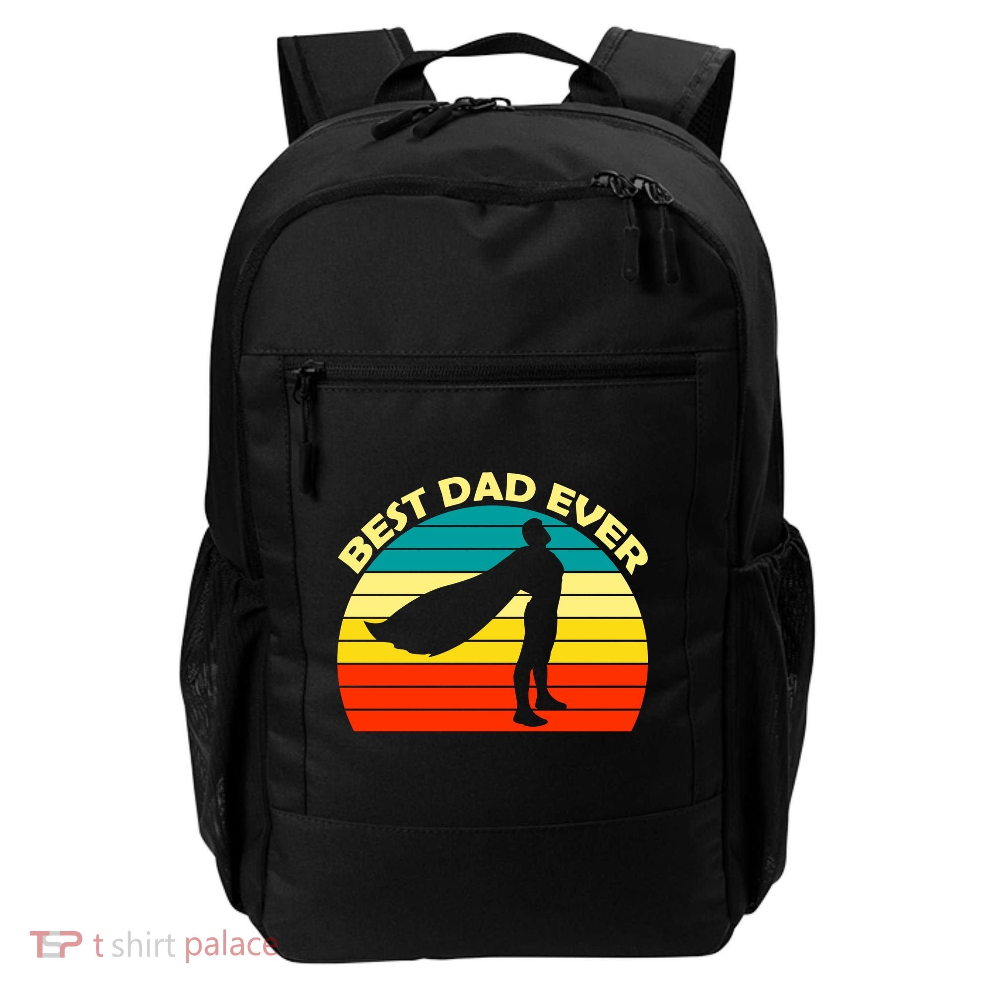 Best Dad Ever Super Dad Hero Backpack