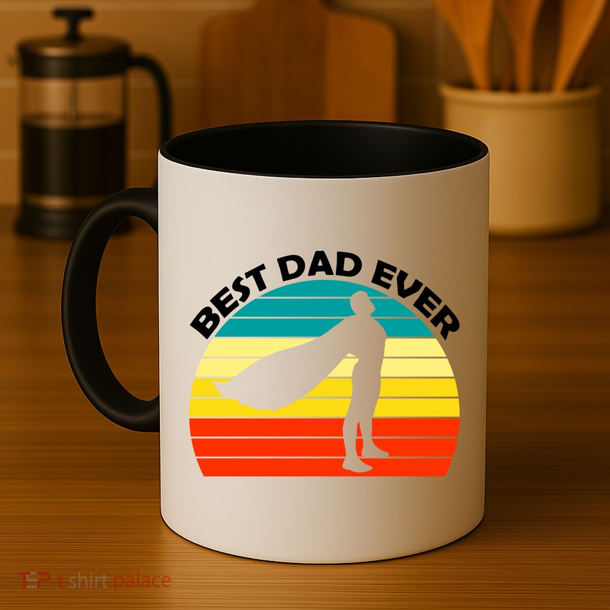 Best Dad Ever Super Dad Hero Coffee Mug