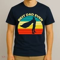 Best Dad Ever Super Dad Hero T-Shirt thumb 3