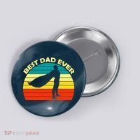 Best Dad Ever Super Dad Hero Button thumb 0
