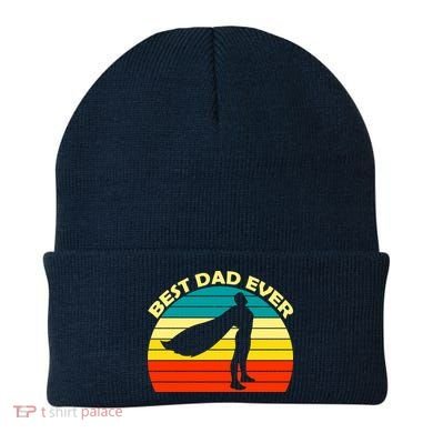 Best Dad Ever Super Dad Hero Beanie