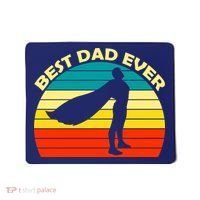 Best Dad Ever Super Dad Hero Mousepad thumb 0