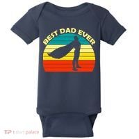 Best Dad Ever Super Dad Hero Baby Bodysuit thumb 0