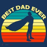 Best Dad Ever Super Dad Hero Baby Bodysuit thumb 2