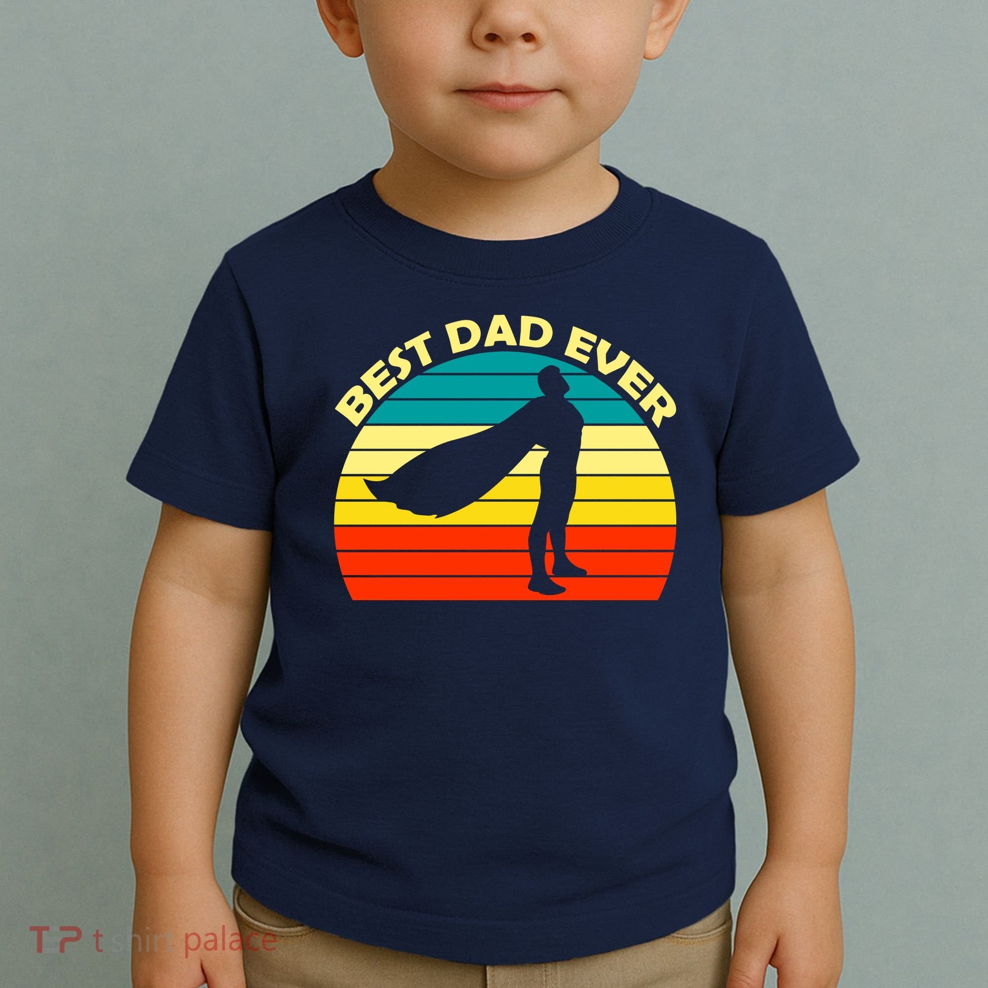 Best Dad Ever Super Dad Hero Toddler T-Shirt