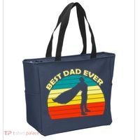 Best Dad Ever Super Dad Hero Tote Bag thumb 2