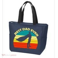 Best Dad Ever Super Dad Hero Tote Bag thumb 3