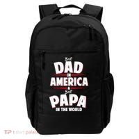 Best Dad In America & Best Papa In The World Backpack thumb 0