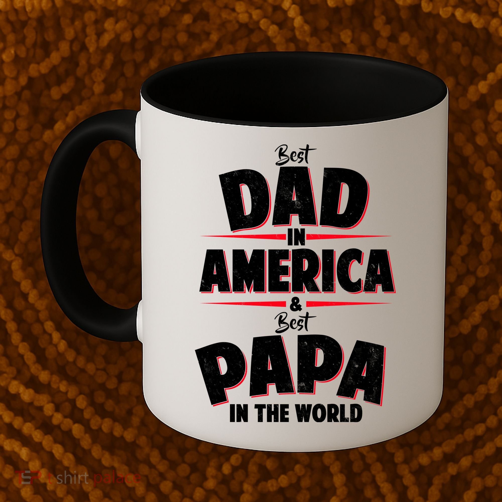 Best Dad In America & Best Papa In The World Coffee Mug
