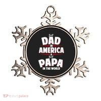 Best Dad In America & Best Papa In The World Ornament thumb 0