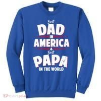 Best Dad In America & Best Papa In The World Sweatshirt thumb 0