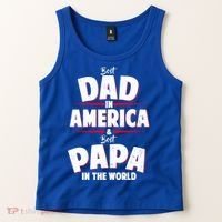 Best Dad In America & Best Papa In The World Tank Top thumb 2