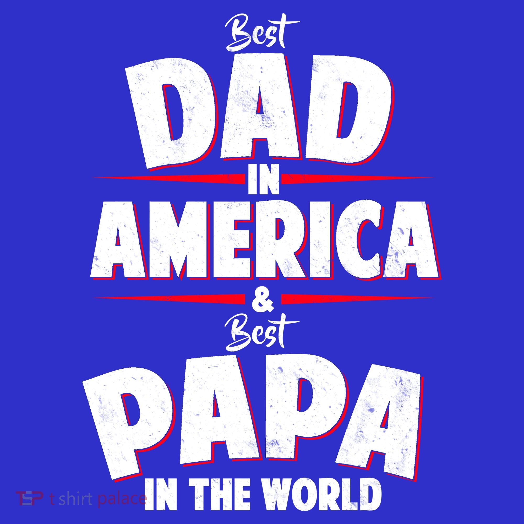 Best Dad In America & Best Papa In The World Toddler T-Shirt