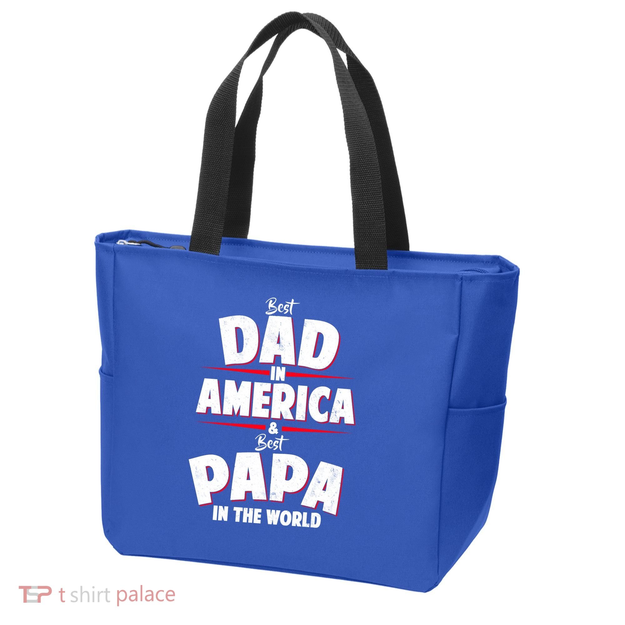 Best Dad In America & Best Papa In The World Tote Bag