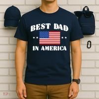 Best Dad In America T-Shirt thumb 6