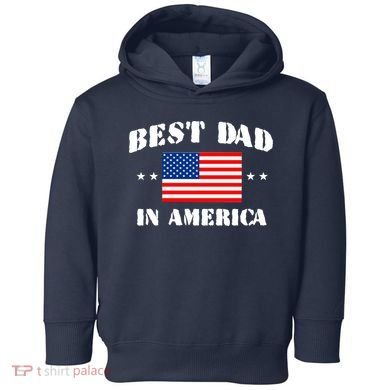 Best Dad In America Toddler Hoodie
