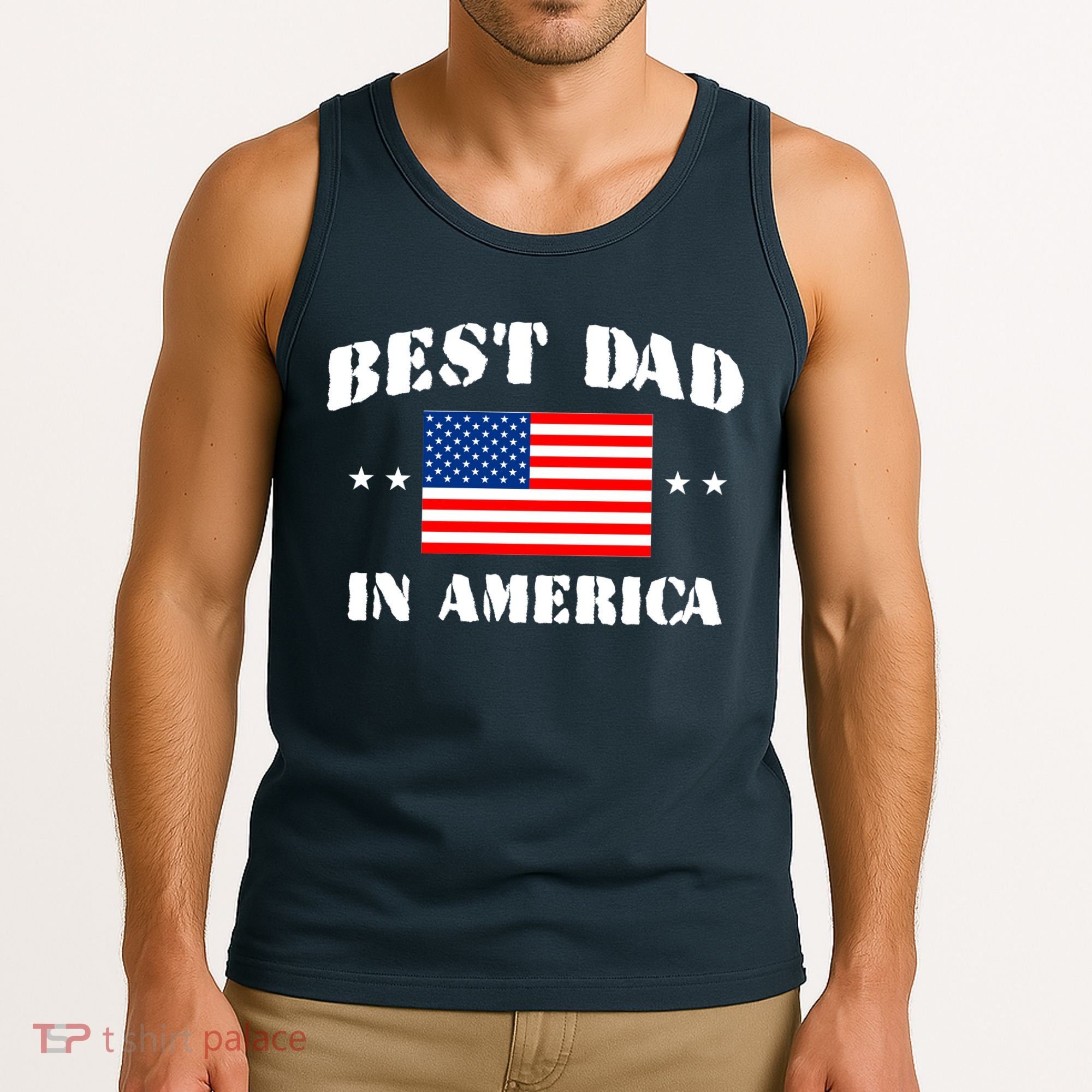 Best Dad In America Tank Top