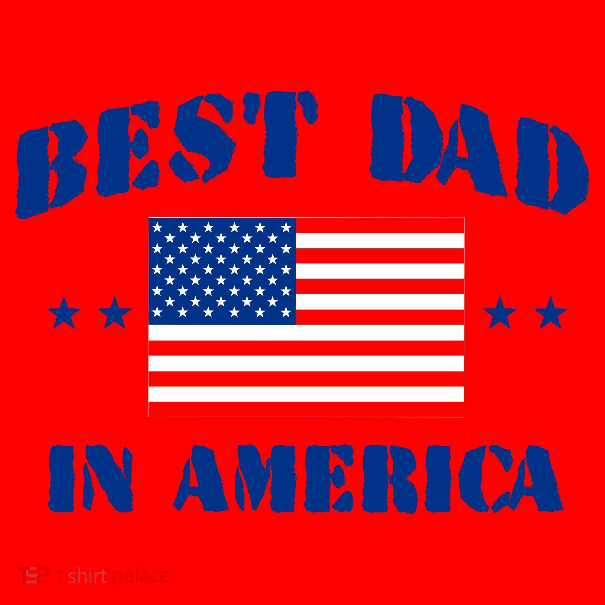 Best Dad In America Santa Hat