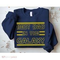 Best Dad In The Galaxy Sweatshirt thumb 2