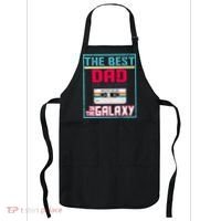 Best Dad In The Galaxy Cassette Mix Tape Apron thumb 0