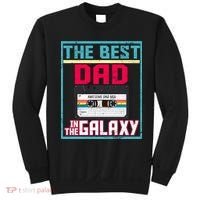Best Dad In The Galaxy Cassette Mix Tape Sweatshirt thumb 0